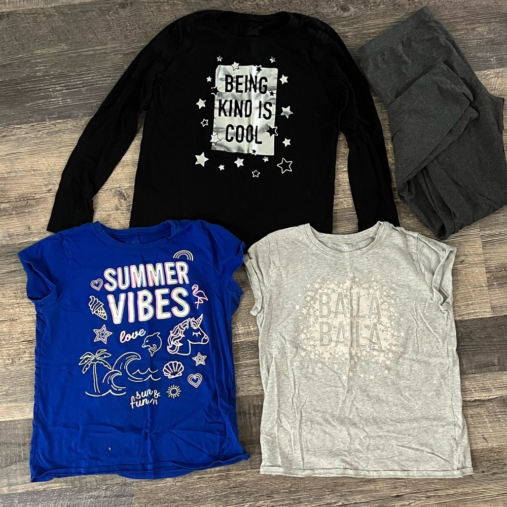 Children’s place bundle size 2-xl/14 tee 1-xxl/16 long sleeve & 14/16 leggings